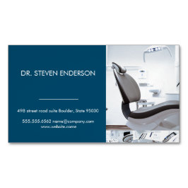 Doktor | Dental Office-ordförande Magnetiska Visitkort