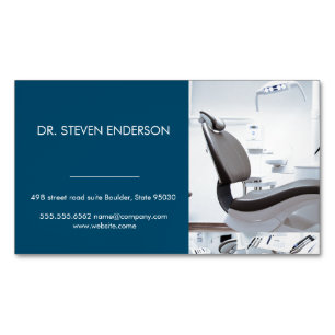 Doktor Dental Office-ordförande Magnetiska Visitkort