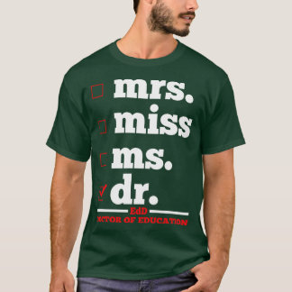 Doktor doktorsexamen t shirt