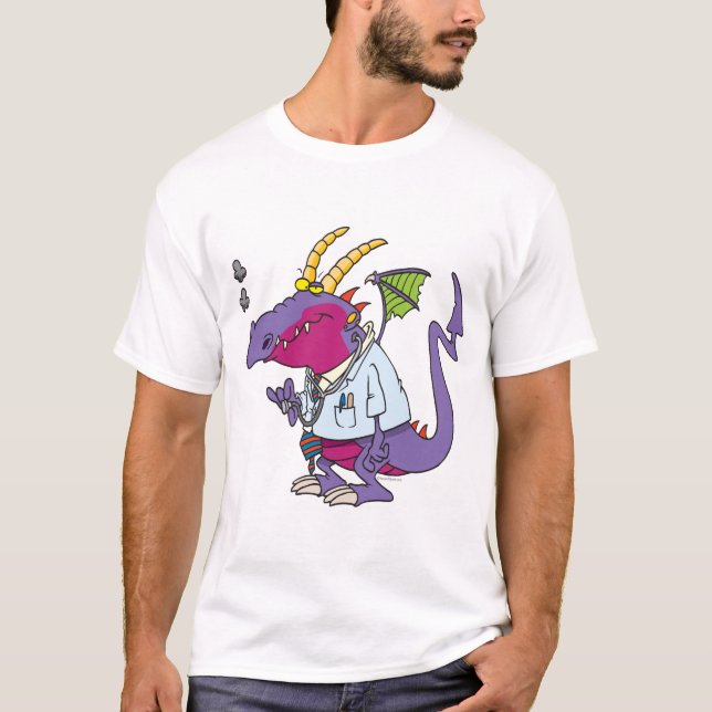 doktor drake lustig tecknade figurer t-shirt (Framsida)