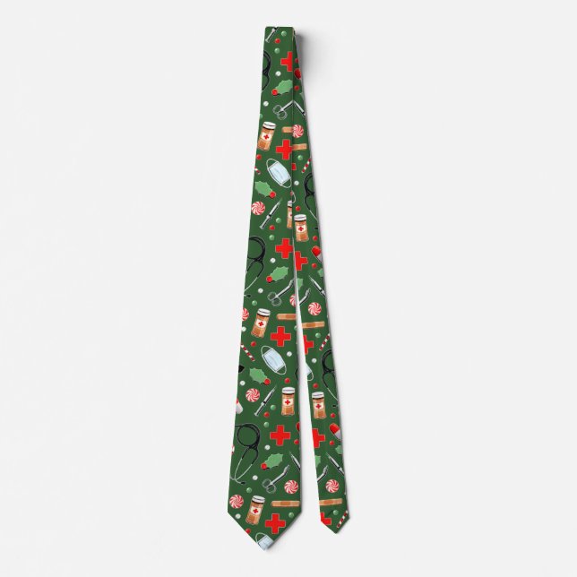 Doktor eller Nurse Novelty Jul Helgdag Slips (Framsida)