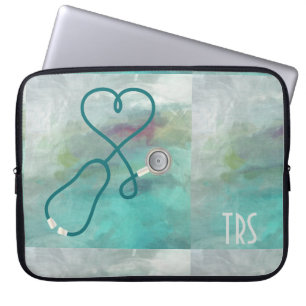 Doktor eller sjuksköterska för elegant vattenfä laptop sleeve