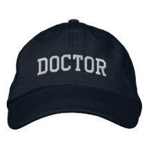 Doktor Embroized Baseball Hat / Cap - flottan