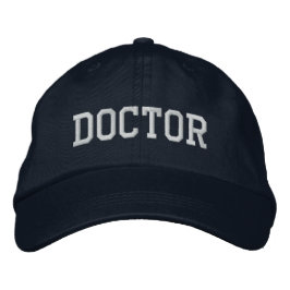 Doktor Embroized Baseball Hat / Cap - flottan Broderad Keps