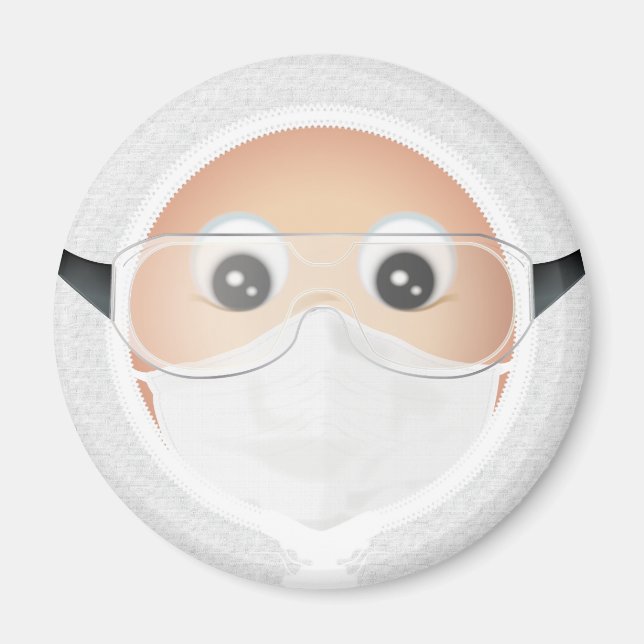 Doktor Emoji Magnet (Framsidan)