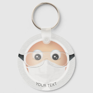 Doktor Emoji Nyckelring