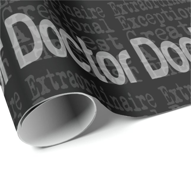 Doktor Extraordinaire Presentpapper (Rullad Hörn)