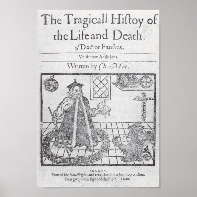 Doktor Faustus Poster (Framsidan)