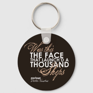 Doktor Faustus Quote Nyckelring