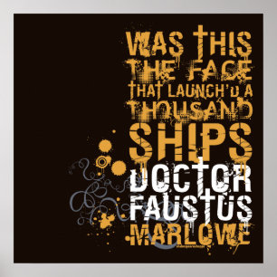 Doktor Faustus Quote Poster