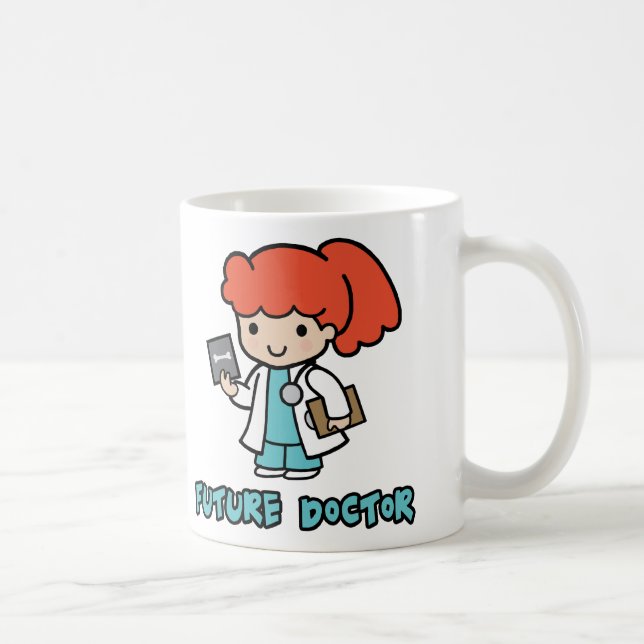 Doktor (flicka) kaffemugg (Höger)