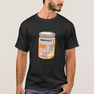 Doktor Förskriver Katten Glad Piller Flaska Jo T Shirt