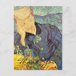 Doktor Gachets porträtt av Van Gogh, Tack Vykort