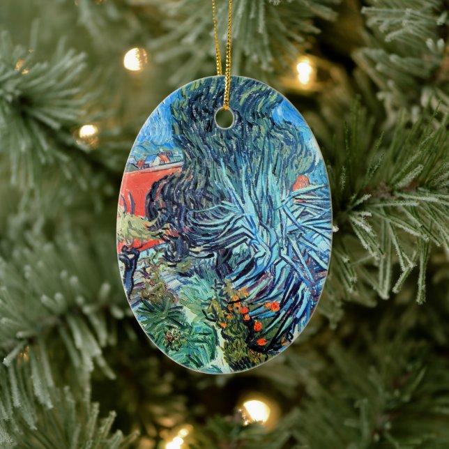 Doktor Gachets trädgård, Auvers av Vincent van Gog Julgransprydnad Keramik (Träd)