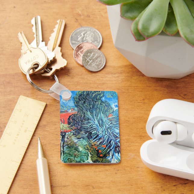 Doktor Gachets trädgård, Auvers av Vincent van Gog Nyckelring (Skrivbord)