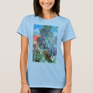Doktor Gachets trädgård, Auvers av Vincent van Gog T Shirt