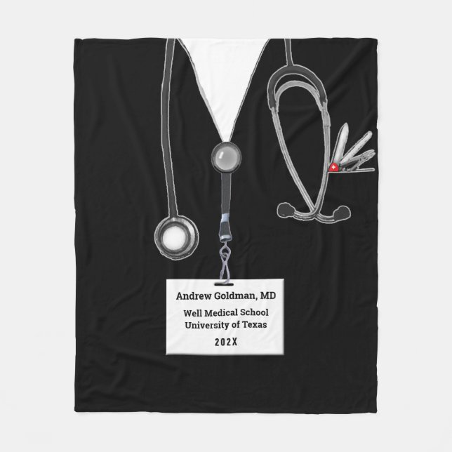 Doktor Gift Ideas Fleecefilt (Framsidan)