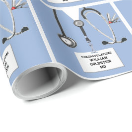 Doktor Gift Wrapping Papper Presentpapper