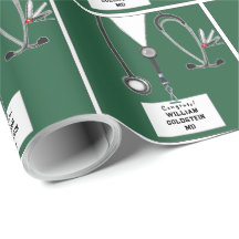 Doktor Gift Wrapping Papper