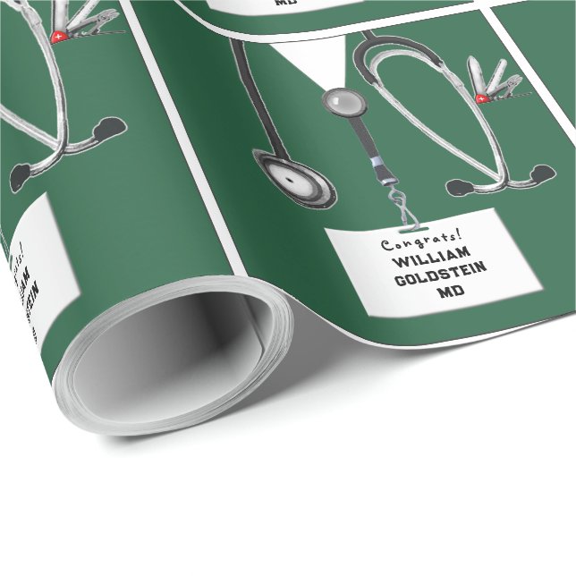 Doktor Gift Wrapping Papper Presentpapper (Rullad Hörn)