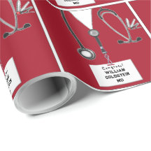 Doktor Gift Wrapping Papper