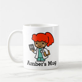 Doktor Girl med Xray Kaffemugg