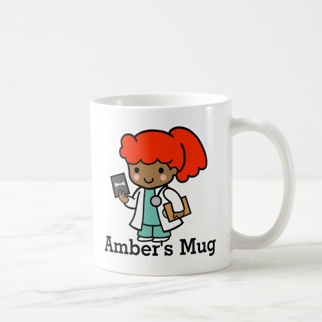 Doktor Girl med Xray Kaffemugg (Höger)
