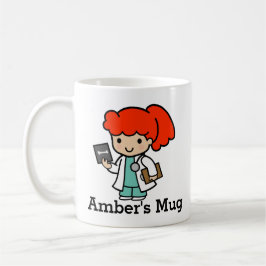 Doktor Girl med Xray Kaffemugg