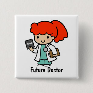 Doktor Girl med Xray Knapp