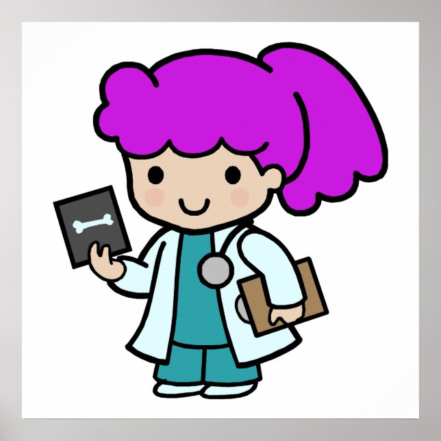 Doktor Girl Poster (Framsidan)