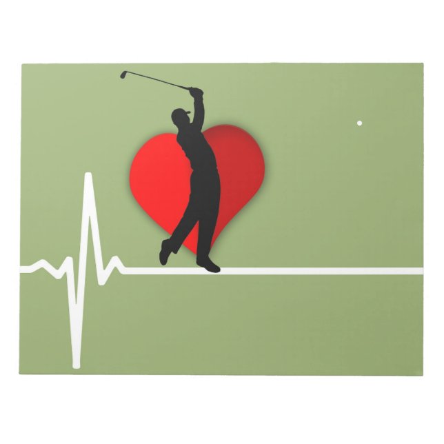 Doktor golfing ekg anteckningsblock (Framsida)