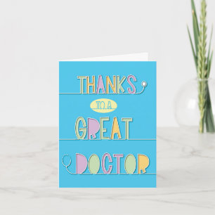 Doktor Gratitude Tack Kort