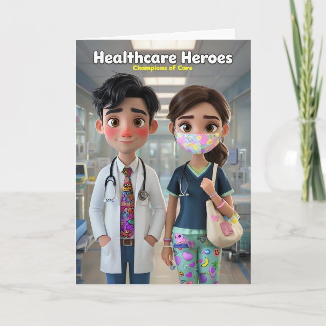 Doktor-hälsningskort Kort (Framsida)