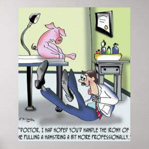 Doktor Handles Pulled Hamstring har inte professio Poster