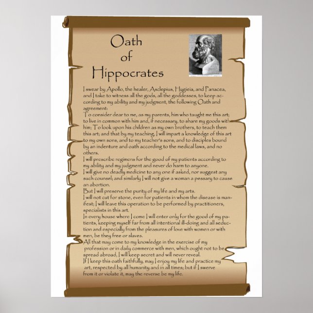 doktor, hippokrates poster (Framsidan)