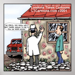 Doktor hittar Pox On House Funny Poster