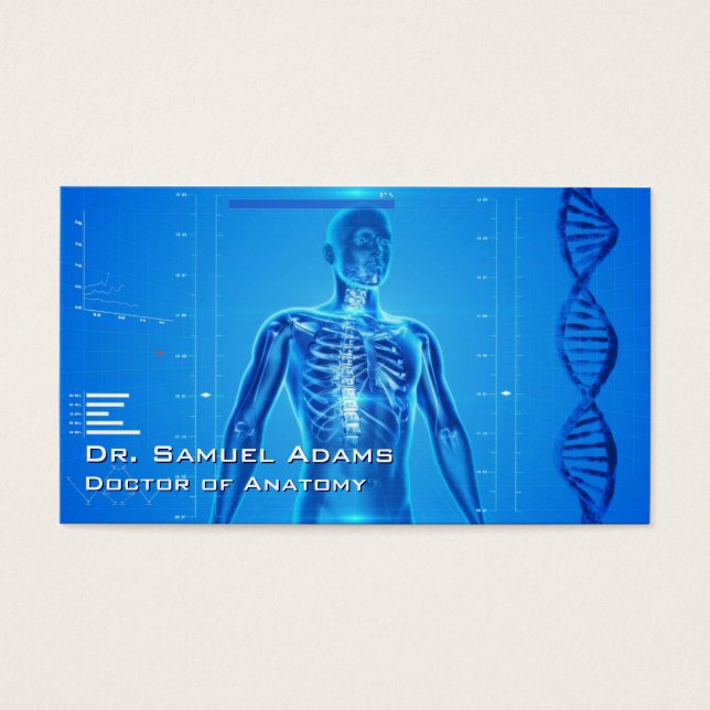 Doktor i Anatomy Visitkort (Framsidan)