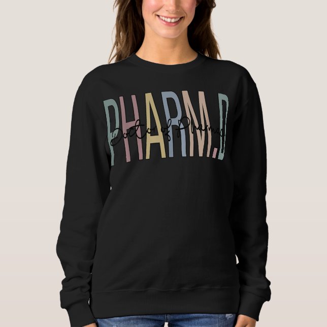 Doktor i apoteket Boho PharmD T Shirt (Framsida)