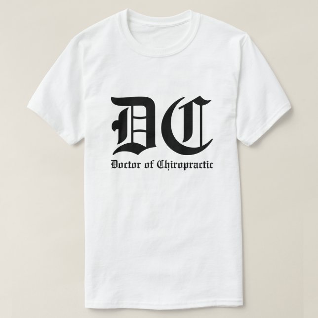 Doktor i Chiropraktic T-Shirt (Design framsida)