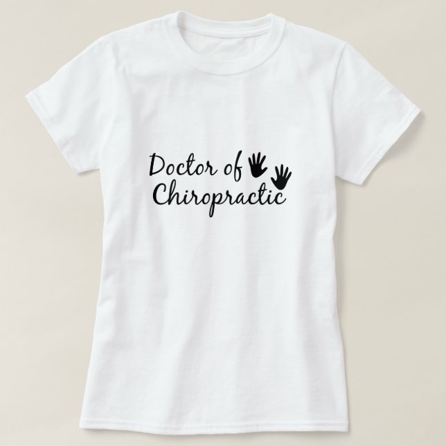Doktor i Chiropraktic T-Shirt (Design framsida)