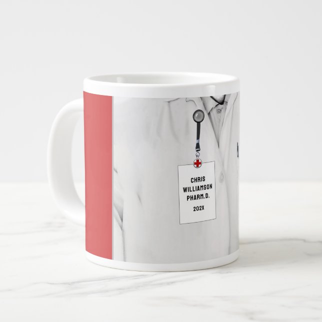 Doktor i farmaci  jumbo mugg (Framsida vänster)