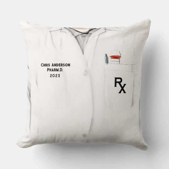 Doktor i farmaci kudde (Framsida)