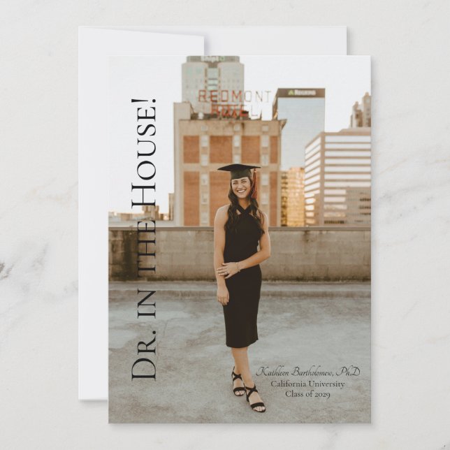 Doktor I Huset Examenkungörelse Inbjudningar (Framsida)