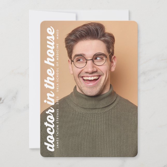 DOKTOR I KAMMAREN RETRO 2 Photo GRAD MEDICAL Meddelande (Framsida)