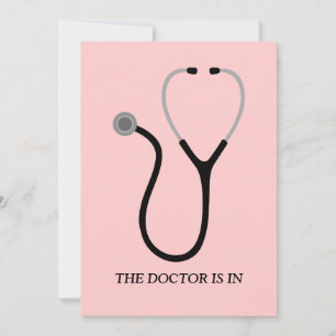 Doktor i Medicine MD Rosa Studentfest Inbjudan