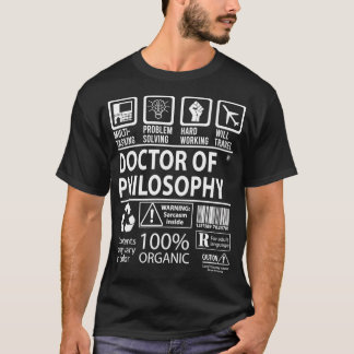 Doktor i MultiTmasking-Auktoriseradens filosofi-jo T Shirt