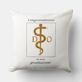 Doktor i Osteopathy Studenten Grattis Kudde