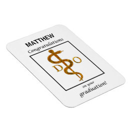 Doktor i Osteopathy Studenten Grattis Magnet