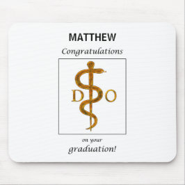 Doktor i Osteopathy Studenten Grattis Musmatta