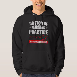 Doktor i sjuksköterskeverksamhet DNP RN Nurse Hoodie